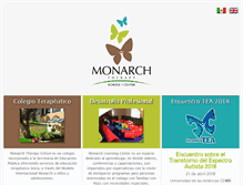 Tablet Screenshot of monarchmexico.org